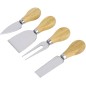 Platou servire aperitive, set 4 tacamuri inox, bambus, 33x33x4 cm Platou servire aperitive, set 4 tacamuri inox, bambus, 33x33x4 cm