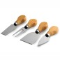 Platou servire aperitive, set 4 tacamuri inox, bambus, 33x33x4 cm Platou servire aperitive, set 4 tacamuri inox, bambus, 33x33x4 cm