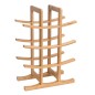 Raft pentru vin, depozitare 12 sticle, lemn de bambus, design modern Raft pentru vin, depozitare 12 sticle, lemn de bambus, design modern