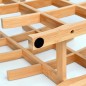 Raft pentru vin, depozitare 12 sticle, lemn de bambus, design modern Raft pentru vin, depozitare 12 sticle, lemn de bambus, design modern