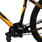 Bicicleta MTB, roti 27.5 inch, 21 viteze, schimbator Shimano, frane pe disc, negru-portocaliu Bicicleta MTB, roti 27.5 inch, 21 viteze, schimbator Shimano, frane pe disc, negru-portocaliu
