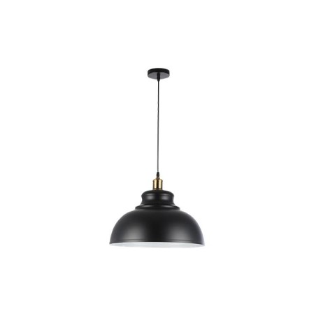 Lampa suspendata pentru living, 60W, abajur 40 cm, design modern, cadru otel