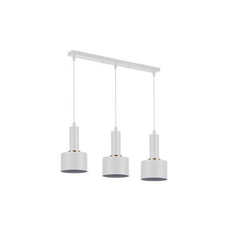 Lampa suspendata 3 LED-uri, soclu E27, IP20, baza 600x50x20 mm, alb