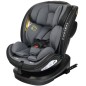 Scaun auto rotativ, model Bari, 0-36 kg, i-Size, 360 grade, R129, tetiera reglabila, ISOFIX, negru-gri Scaun auto rotativ, model Bari, 0-36 kg, i-Size, 360 grade, R129, tetiera reglabila, ISOFIX, negru-gri