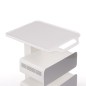 Dulap cosmetic mobil, 2 compartimente depozitare, usi magnetice, 70x36.5x48 cm, metal/plastic, alb Dulap cosmetic mobil, 2 compartimente depozitare, usi magnetice, 70x36.5x48 cm, metal/plastic, alb