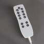 Fotoliu cosmetic electric reglabil, cu incalzire, telecomanda, lungime 184-206 cm, sarcina maxima 160 kg, piele eco gri