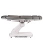 Fotoliu cosmetic electric reglabil, cu incalzire, telecomanda, lungime 184-206 cm, sarcina maxima 160 kg, piele eco gri
