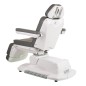 Fotoliu cosmetic electric reglabil, cu incalzire, telecomanda, lungime 184-206 cm, sarcina maxima 160 kg, piele eco gri