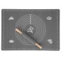 Set patiserie, sucitor si plansa din silicon pentru aluat, suprafata antiderapanta, 50x70 cm