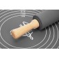 Set patiserie, sucitor si plansa din silicon pentru aluat, suprafata antiderapanta, 50x70 cm