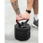 Set fitness 3in1 10kg, Kettlebell, gantera, manere prindere, negru Set fitness 3in1 10kg, Kettlebell, gantera, manere prindere, negru
