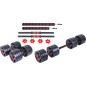 Set gantere si haltera Pure 2 Improve 40 kg, maner ergonomic, negru