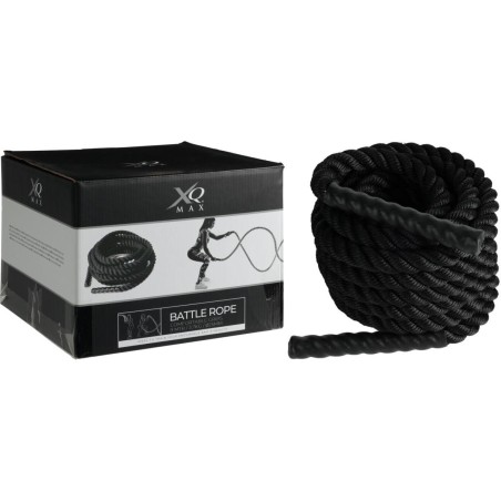 Franghie pentru crossfit Xqmax 9m, maner ergonomic, negru