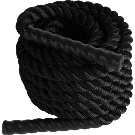 Franghie pentru crossfit Xqmax 9m, maner ergonomic, negru
