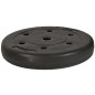 Disc fitness cauciucat 20kg, diametru 26,5mm, negru Disc fitness cauciucat 20kg, diametru 26,5mm, negru