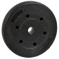 Disc fitness cauciucat 5kg, diametru 29,5mm, negru Disc fitness cauciucat 5kg, diametru 29,5mm, negru