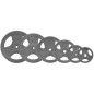 Disc fitness metal, multi-grip, 20kg, diametru 26,5mm, gri Disc fitness metal, multi-grip, 20kg, diametru 26,5mm, gri