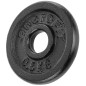Disc fitness metal 0.5 kg, diametru 26.5 mm, negru Disc fitness metal 0.5 kg, diametru 26.5 mm, negru