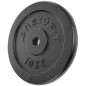 Disc fitness metal 10 kg, diametru interior 26.5mm, negru Disc fitness metal 10 kg, diametru interior 26.5mm, negru