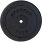 Disc fitness metal 20 kg, diametru interior 26.5 mm, negru