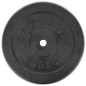 Disc fitness metal 20 kg, diametru interior 26.5 mm, negru