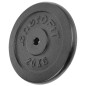 Disc fitness metal 20 kg, diametru interior 26.5 mm, negru