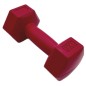 Set 2 gantere cauciucate Enero Fit 1kg, maner ergonomic, roz Set 2 gantere cauciucate Enero Fit 1kg, maner ergonomic, roz