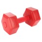 Set 2 gantere cauciucate Enero Fit 3 kg, maner ergonomic, rosu Set 2 gantere cauciucate Enero Fit 3 kg, maner ergonomic, rosu