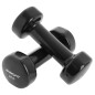 Set 6 gantere cauciucate Enero Fit, 12kg, maner ergonomic, suport inclus, multicolor Set 6 gantere cauciucate Enero Fit, 12kg, maner ergonomic, suport inclus, multicolor