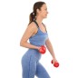 Set 6 gantere cauciucate Enero Fit, 12kg, maner ergonomic, suport inclus, multicolor Set 6 gantere cauciucate Enero Fit, 12kg, maner ergonomic, suport inclus, multicolor
