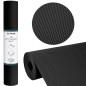 Covoras antiderapant pentru sertare, textura mata, rezistent la umiditate, 48x500 cm, negru Covoras antiderapant pentru sertare, textura mata, rezistent la umiditate, 48x500 cm, negru