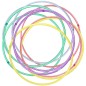 Set 20 cercuri fitness Hula Hoop, multifunctionale, 80cm, multicolor Set 20 cercuri fitness Hula Hoop, multifunctionale, 80cm, multicolor
