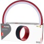 Cerc pentru yoga, sarcina maxima 150kg, 32,5x12,5cm, negru/rosu Cerc pentru yoga, sarcina maxima 150kg, 32,5x12,5cm, negru/rosu