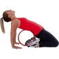 Cerc pentru yoga, sarcina maxima 150kg, 32,5x12,5cm, negru/rosu Cerc pentru yoga, sarcina maxima 150kg, 32,5x12,5cm, negru/rosu