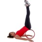 Cerc pentru yoga, sarcina maxima 150kg, 32,5x12,5cm, negru/rosu Cerc pentru yoga, sarcina maxima 150kg, 32,5x12,5cm, negru/rosu