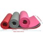 Saltea pentru antrenament fitness, impermeabila, 180x60x1 cm, rosu