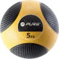 Minge medicinala 5kg, universala, material antiderapant, 22cm, galben/negru Minge medicinala 5kg, universala, material antiderapant, 22cm, galben/negru