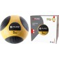 Minge medicinala 5kg, universala, material antiderapant, 22cm, galben/negru Minge medicinala 5kg, universala, material antiderapant, 22cm, galben/negru