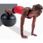 Minge fitness gonflabila 75cm, material aderent, sarcina maxima 150kg , negru Minge fitness gonflabila 75cm, material aderent, sarcina maxima 150kg , negru