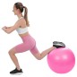 Minge fitness gonflabila 75cm, pompa inclusa, material aderent, sarcina maxima 100kg, roz Minge fitness gonflabila 75cm, pompa inclusa, material aderent, sarcina maxima 100kg, roz