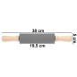 Sucitor aluat, silicon si bambus, suprafata anti-alunecare, lungime 38 cm