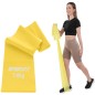 Banda elastica pentru fitness, multifunctionala, rezistenta 5-8kg, 200x15 cm, galben Banda elastica pentru fitness, multifunctionala, rezistenta 5-8kg, 200x15 cm, galben