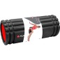 Rola fitness pentru masaj corporal duritate mediu-dur, universala, sarcina maxima 200kg, 33x14cm, negru/rosu Rola fitness pentru masaj corporal duritate mediu-dur, universala, sarcina maxima 200kg, 33x14cm, negru/rosu