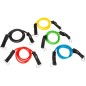Set 5 benzi elastice pentru fitness, multifunctionale, rezistenta 4,5-22,5kg, stimuleaza mobilitatea, multicolor Set 5 benzi elastice pentru fitness, multifunctionale, rezistenta 4,5-22,5kg, stimuleaza mobilitatea, multicolor