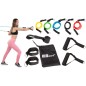 Set 5 benzi elastice pentru fitness, multifunctionale, rezistenta 4,5-22,5kg, stimuleaza mobilitatea, multicolor Set 5 benzi elastice pentru fitness, multifunctionale, rezistenta 4,5-22,5kg, stimuleaza mobilitatea, multicolor