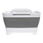 Bol din silicon pliabil cu scurgere si maner, inaltime 20 cm, adancime 14.5 cm, silicon