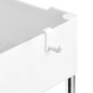 Etajera cu 3 rafturi depozitare, roti cu blocare, 15 kg/nivel, inaltime 72 cm, plastic si metal Etajera cu 3 rafturi depozitare, roti cu blocare, 15 kg/nivel, inaltime 72 cm, plastic si metal