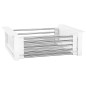 Scurgator de vase extensibil, ORDOS, reglabil 28-43 cm, otel inoxidabil, argintiu, alb Scurgator de vase extensibil, ORDOS, reglabil 28-43 cm, otel inoxidabil, argintiu, alb