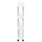 Raft mobil cu 4 spatii depozitare, 4 carlige, sarcina maxima per raft 12 kg, 87x40x13 cm Raft mobil cu 4 spatii depozitare, 4 carlige, sarcina maxima per raft 12 kg, 87x40x13 cm