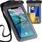 Husa impermeabila smartphone 7 inch, fereastra transparenta, protectie carduri, bani, 20,2x11,5 cm Husa impermeabila smartphone 7 inch, fereastra transparenta, protectie carduri, bani, 20,2x11,5 cm